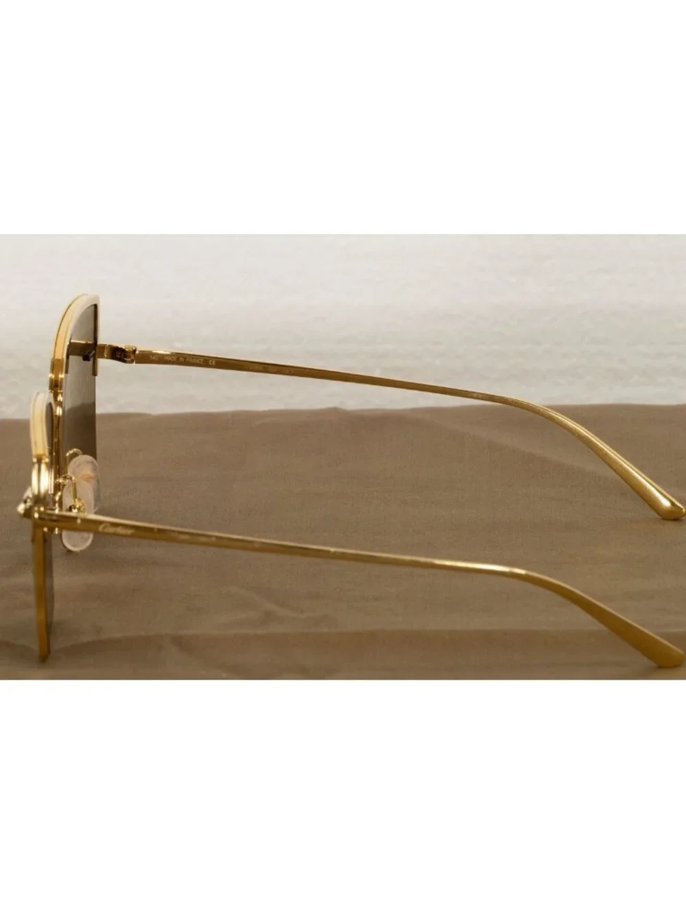 $1345 CARTIER Mirror Sunglasses CT 0199S 003